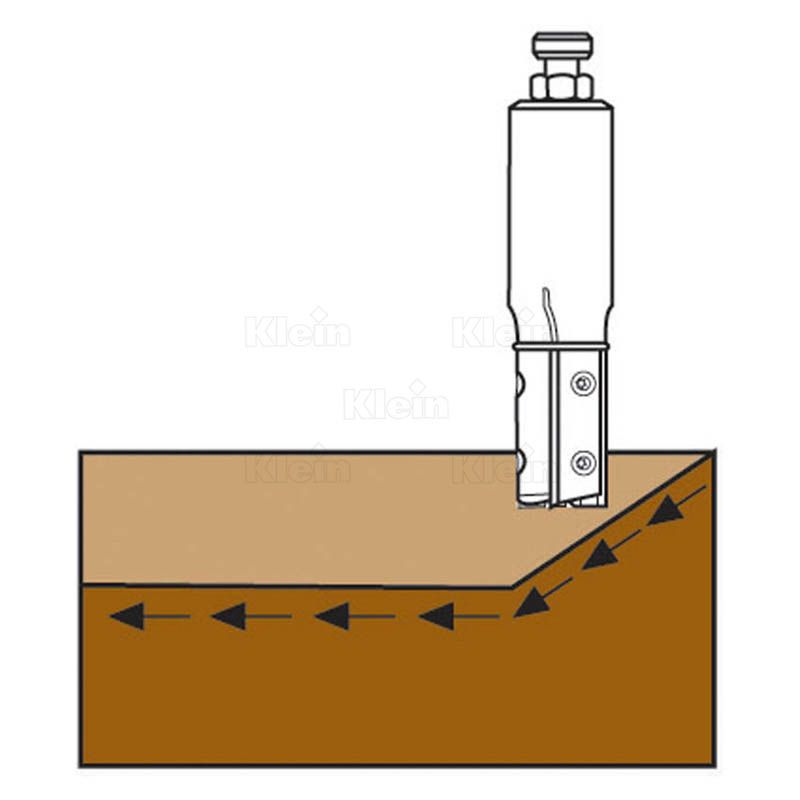 W174.180.R - Fraise à plaquette HW Z=3 - Sistemi S.R.L. - diamètre 18mm - pour centres d'usinage CNC_1