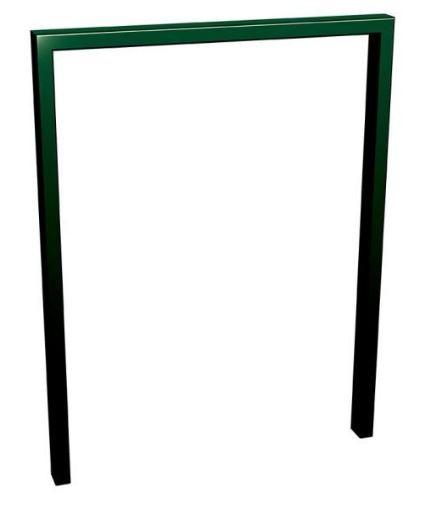 Appui vélos Milan - Hauteur hors sol 850mm - Structure acier 50x30mm - Vendus par lots de 3_1