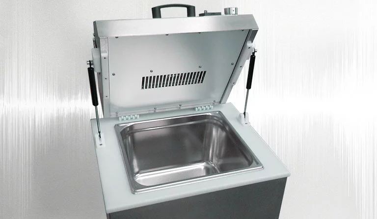 Sécheur Cyclonic Thermorégulé GSR17-T - Modèle de table 17L - Gamasonic - Cuve inox et température contrôlée_1