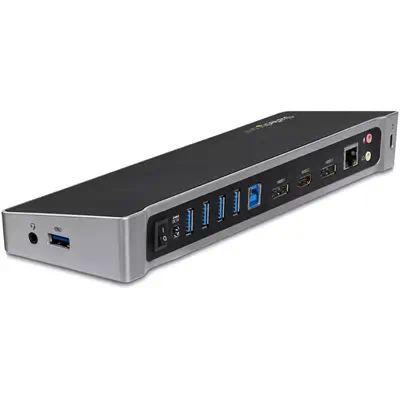 Station d'Accueil USB 3.0 à  3 àÉcrans avec 2x 4K DisplayPort et HDMI - Hub USB-A à  5 Ports (1x Fast-C_1