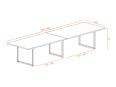 Table de réunion SATINE Supermate - Deskono_1