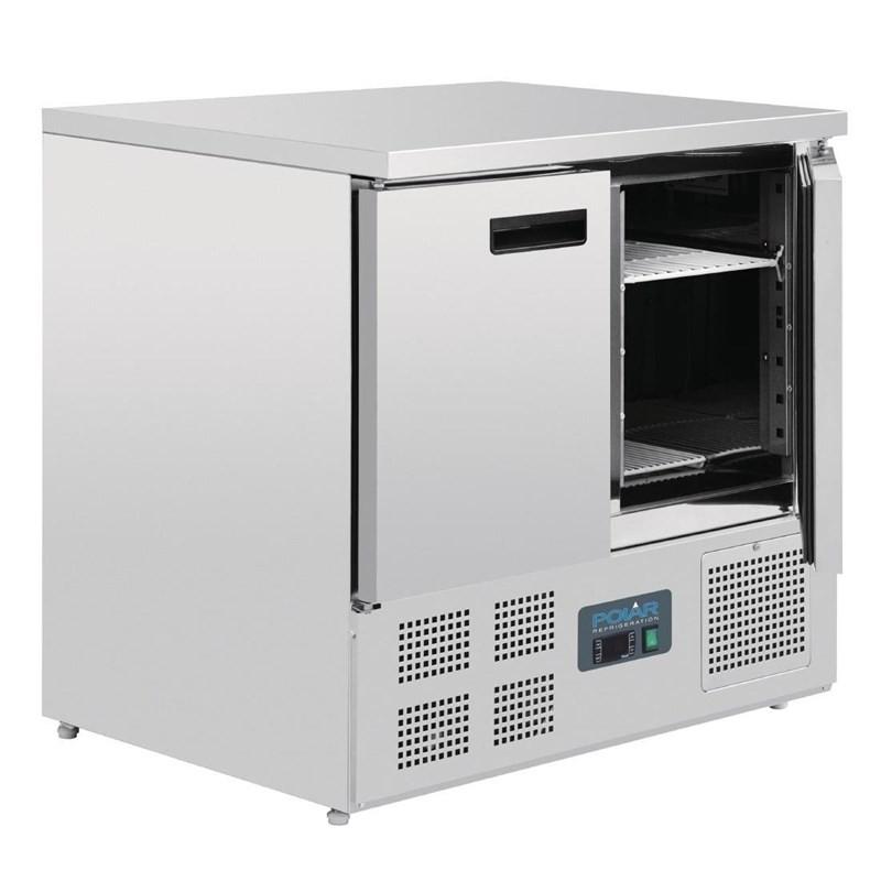 Table réfrigérée positive compacte 2 portes 240L Série G U636 Polar_1