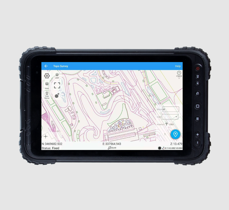 Tablette Android P8 - Écran 8 pouces lisible en plein soleil - Android 12 - IP67 - GNSS haute précision_1