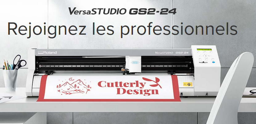Traceur de découpe Roland compact et puissant  pour l'activité de création graphique - VERSASTUDIO GS2-24_1