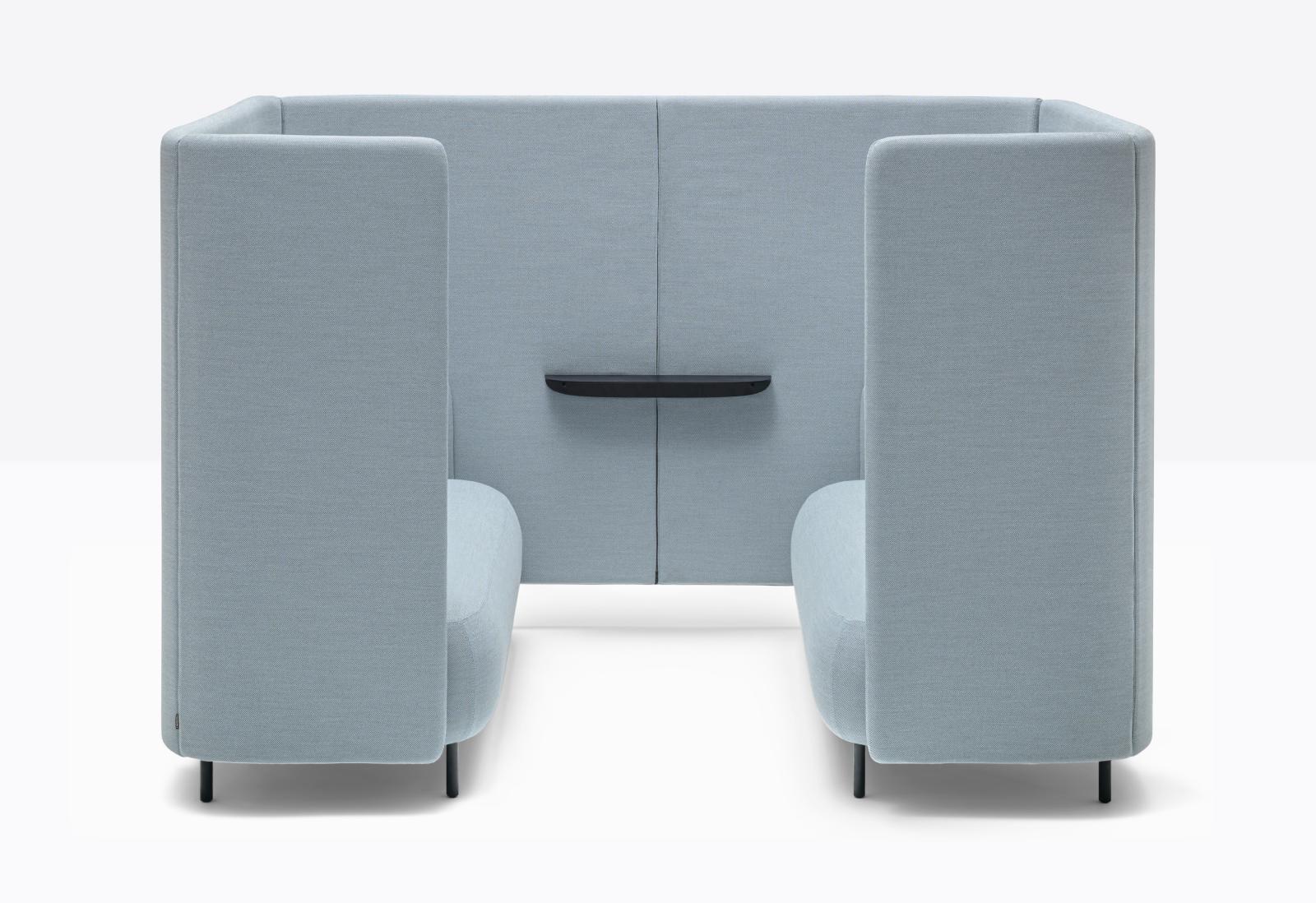 Banquette ergonomique et acoustique pour coworking moderne_1