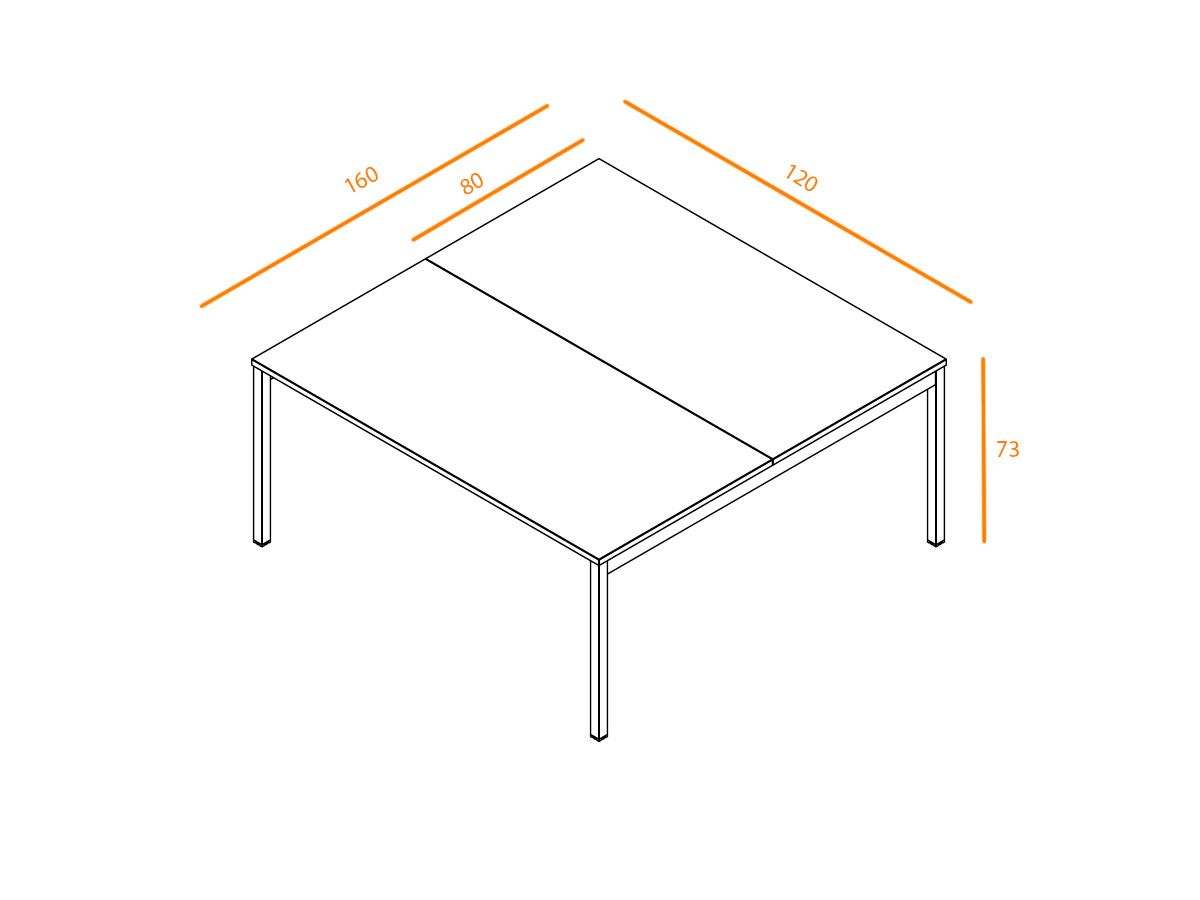 Bureau bench 2 personnes classic-c_1