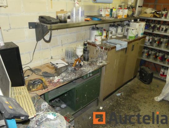 Laboratoire de préparation de peinture pour carrosserie - Dupont - Fonctionnel avec équipements inclus_1