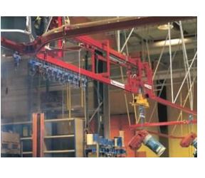 Poutre roulante transbordeur conçue pour  l' installation de peinture, l'aménagement de postes de travail - sur mesure_1