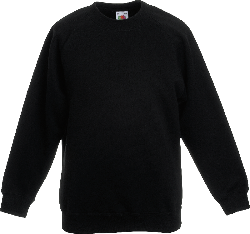 Sweat-shirt enfant manches raglan - Fruit of the Loom (62-039-0) - Réf: SC62039 - 80% coton, 280 g/m², tailles et couleurs variées_1