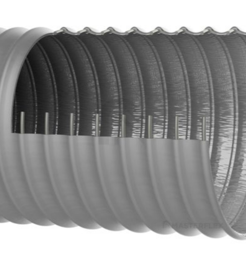 Tuyau d'aspiration et de soufflerie en tissu polyester enduit de co-polymère, très léger, très flexible - Master-VENT 2_1