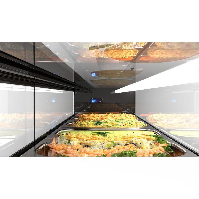 Vitrine réfrigérée Tapas LOGIC - Cuve plane - VTLG4P | Sayl Barcelona - à droite (côté service)_1