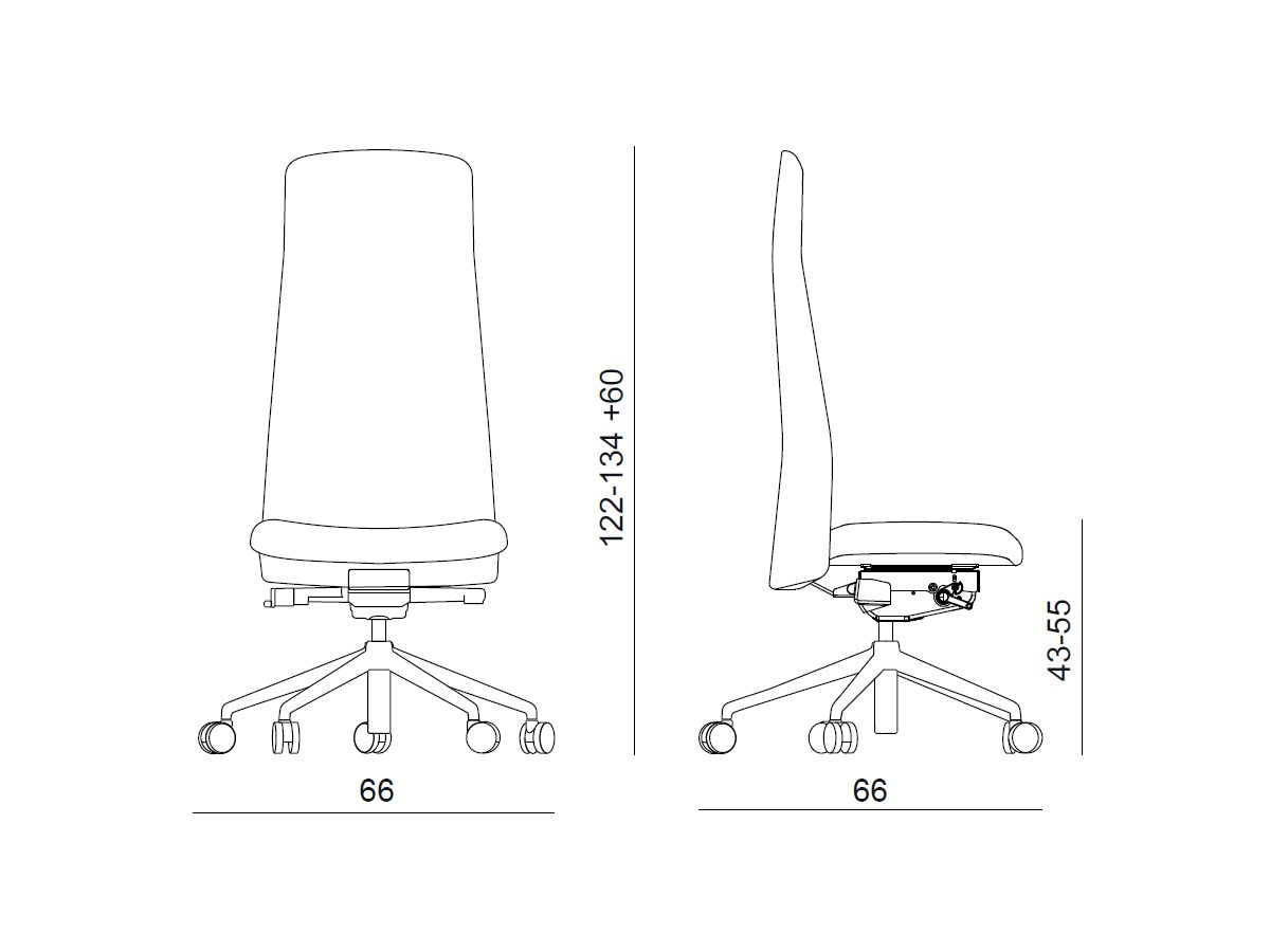 Fauteuil de direction IDOLE avec têtière - ergonomique, réglages synchrone et accoudoirs 3D_1