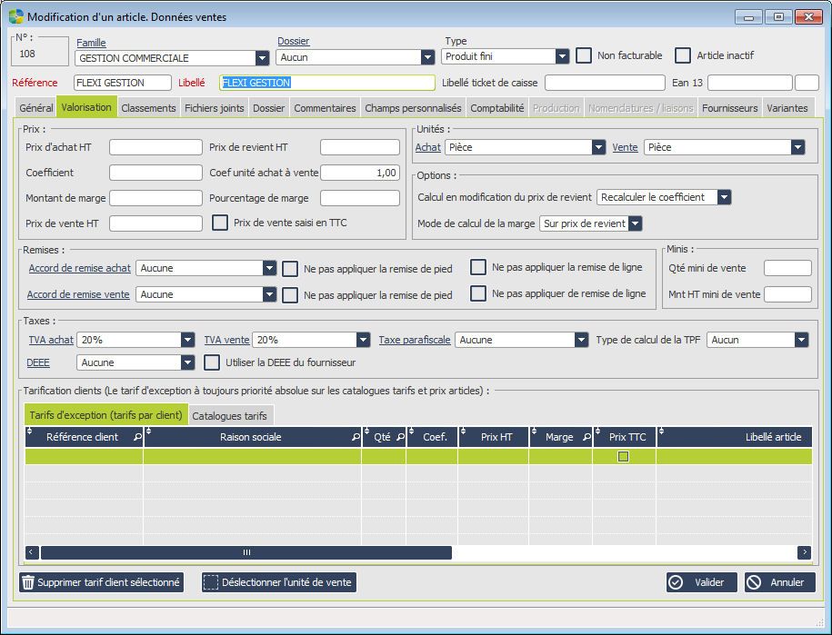 Logiciel FlexiGestion - Multi-utilisateurs et multi-sociétés avec modules de gestion intégrés_1