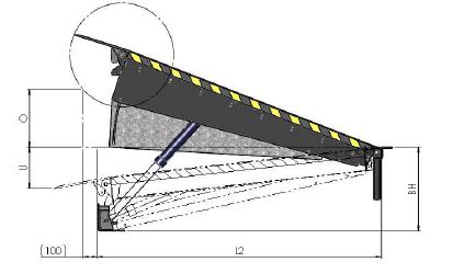 Niveleur de quai électro-hydraulique avec bavette pivotante -  PoweRamp 232NG 60kN_1