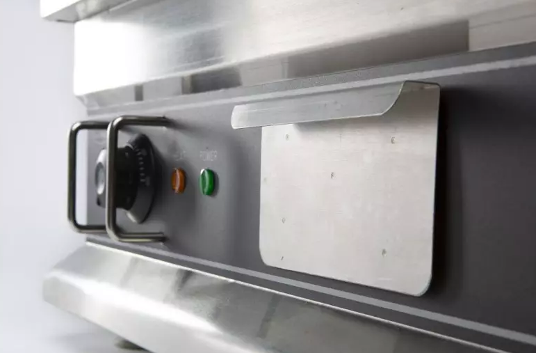 Plaque grille électrique COMBISTEEL - 400V - Réf 7455.1060 - 5 kW - Surface lisse - Acier inoxydable_1