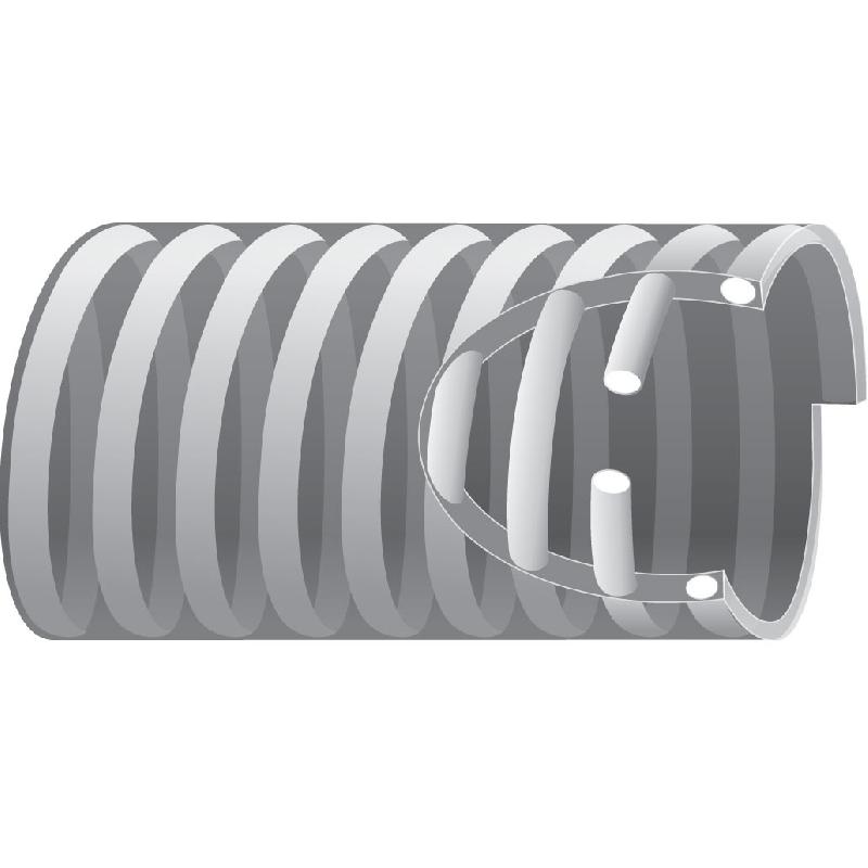 Tuyau Spirabel SNTS - Couronne de 50 m, Blanc, 20 mm / 22,6 mm_1