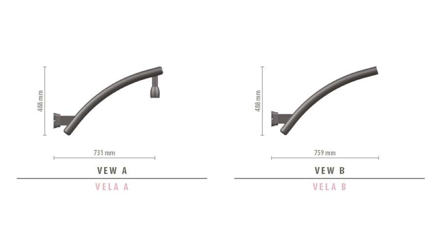 Vela - crosses murales design linéaire et moderne - GMR Enlights - 731 mm_1