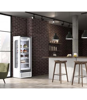 Vitrine verticale positive avec porte, au design moderne et attrayant, dédiée à la pâtisserie fraîche - glee glass 41 iarp_1