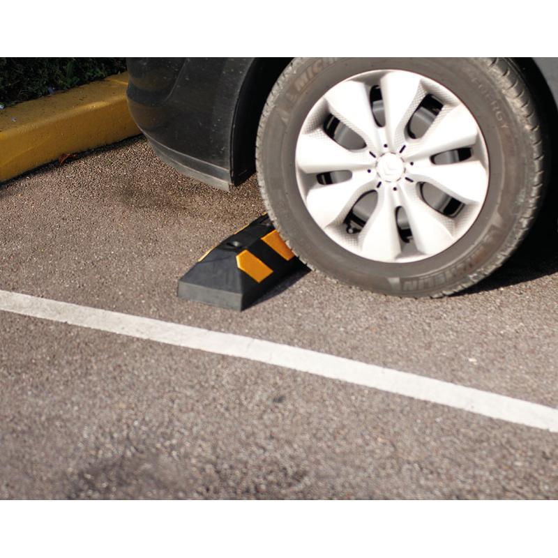 Butée de parking en caoutchouc recyclé - 3 longueurs disponibles - Réf : 207914_1