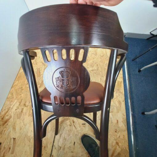 Chaise en bois Hutten d'occasion - style bistrot classique, robuste et intemporel - assise en bois ou rotin tressé_1