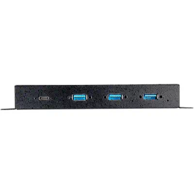 Hub USB C 4 ports 10Gbps - Hub USB Type-C industriel en métal avec 3xUSB-A & 1xUSB-C - Protection ES_1