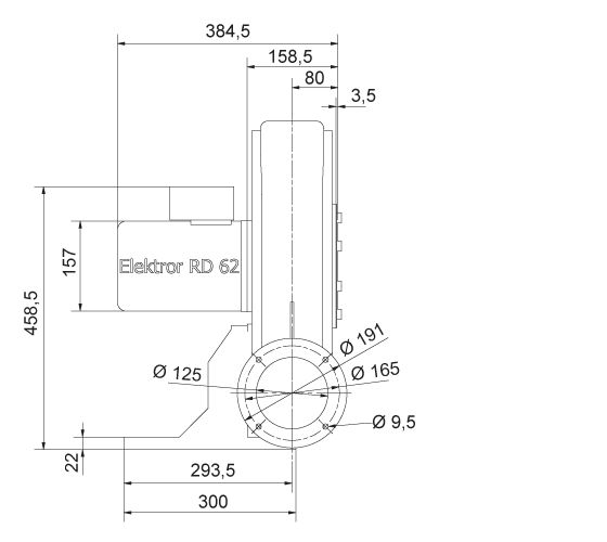 RD 62 - Ventilateur radial Atex Elektror - Jusqu'à 90 m³/min et 6.800 Pa, zones 1, 2 et 22_1