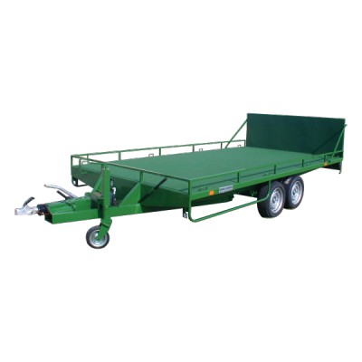 Remorque porte-engin mandrinoise pe basculant - 2.5t - 3.45m - 2 essieux_1