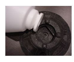 Socle en composite 1/4 de tour pour balise - STI Balisage routier - Monobloc, rétroréfléchissant, Ø 270 mm_1