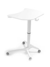 Table d'école Moon - réglable en hauteur avec piston à gaz et roues_1