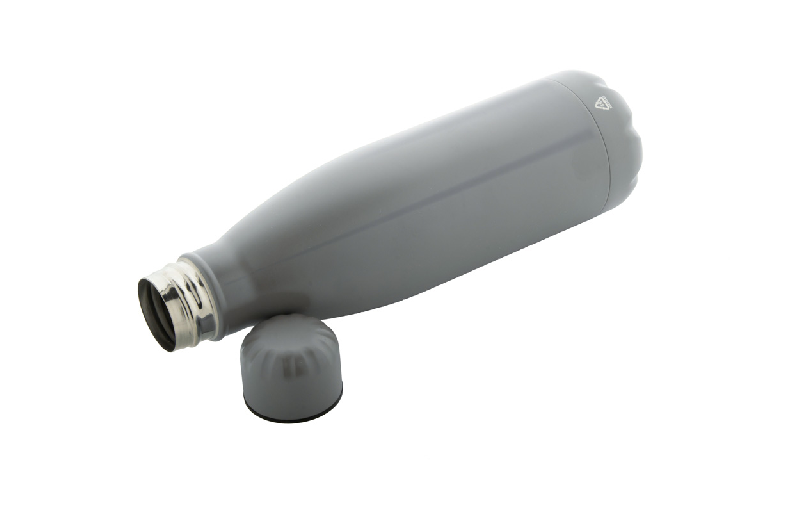 Bouteille en acier inoxydable recyclé - 790 ml - couleur argentée - poids 172 g_1