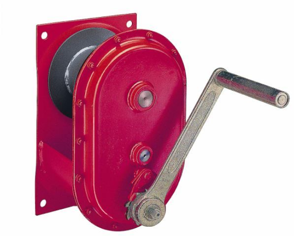 Treuil à manivelle de sécurité avec double cliquet