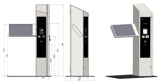 Borne de paiement multi-usages - TOWER 22 APLUS Système Automation - écran tactile 22 pouces, fiable et évolutive_1