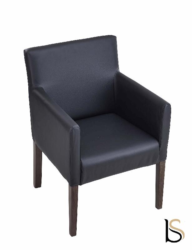Fauteuil visiteur Louis II - Sitek - Noir_1