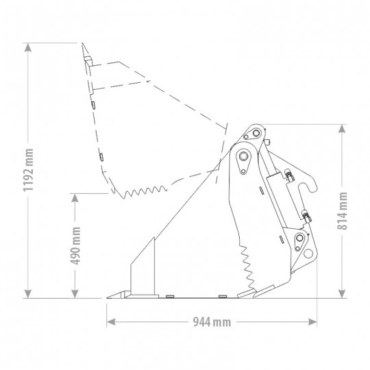 Godet 4 en 1 pour chargeur avant - STANDARD_1