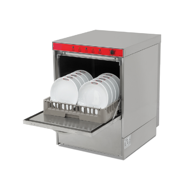 Lave-vaisselle complet sous le comptoir 380V avec 3 pompes - MCF.500-380-001 - 500 assiettes/heure_1