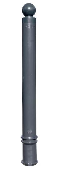 Potelet à mémoire de forme - Boule diamètre 76 mm - Série TPZ - Couleurs disponibles - Installation et options_1