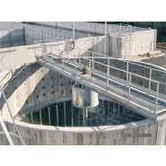 Racleurs de bassins de décantation - Wuxi Houpu - avec entraînement central et pont de raclage des boues_1