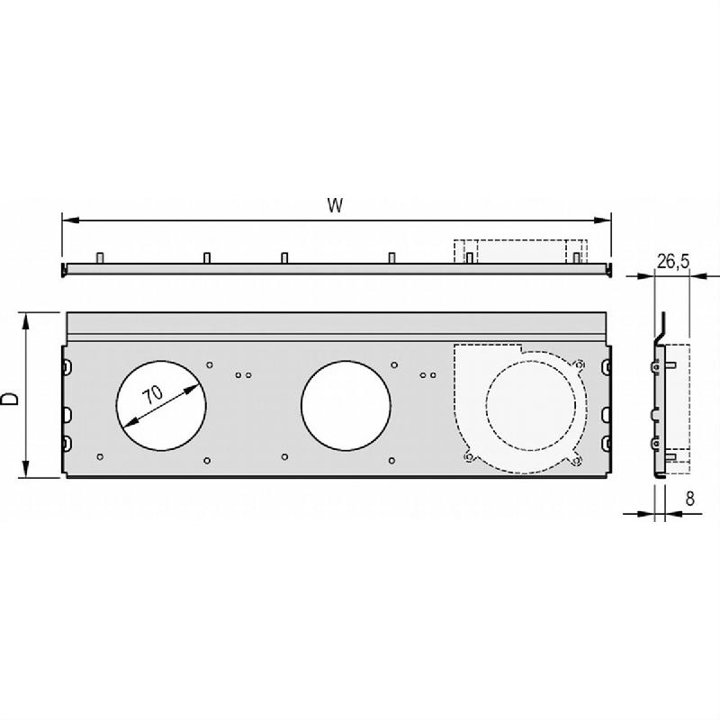 Unité de ventilation radiale SCHROFF RatiopacPRO AIR, 3 ventilateurs, 84 CV, 220 mm_1