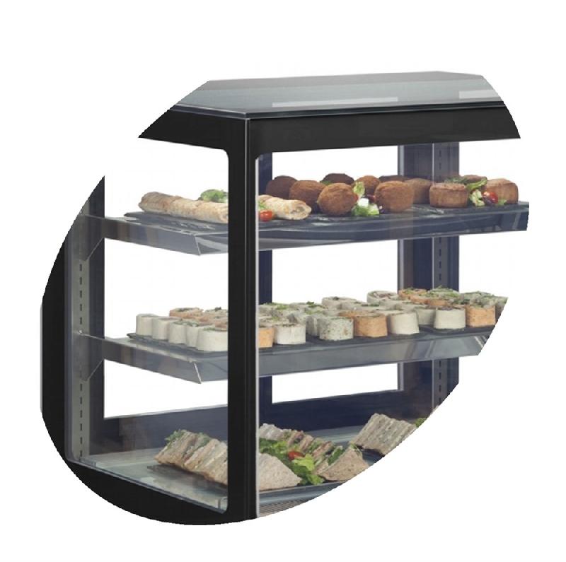 Vitrine réfrigérée sur base 191 litres | Tefcold - LPD1200F/BLACK_1