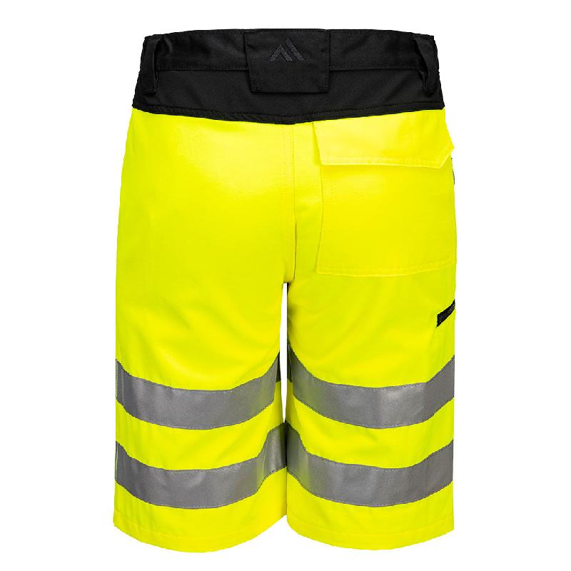 Bermuda WX2 eco-conçu stretch - Noir / Jaune / 44_1