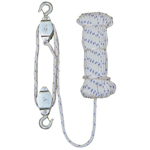 Bfz - Palan Planeta - Capacité 200 à 500 kg - Crochets forgés et corde BIROTEX_1