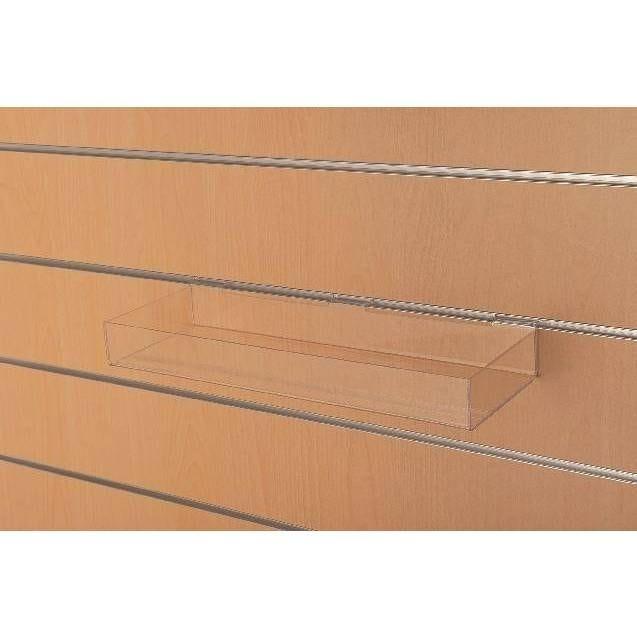 Boîte 45x15x5cm pour fond rainuré - Transparent - Polystyrène 3mm_1
