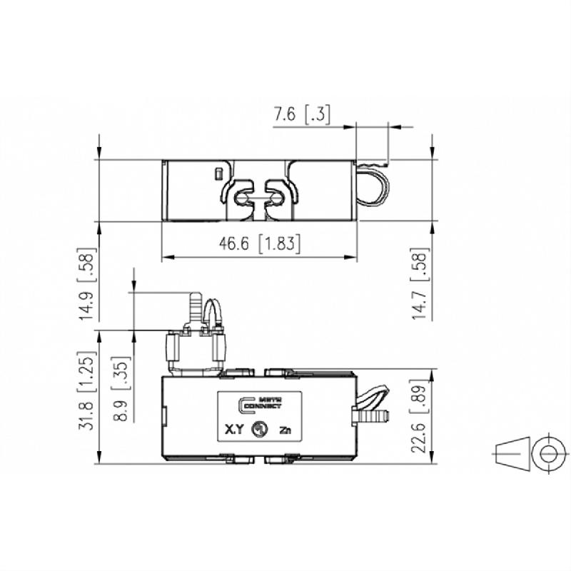 BTR Connecteur de câbles classe Ea C6a-270°_1