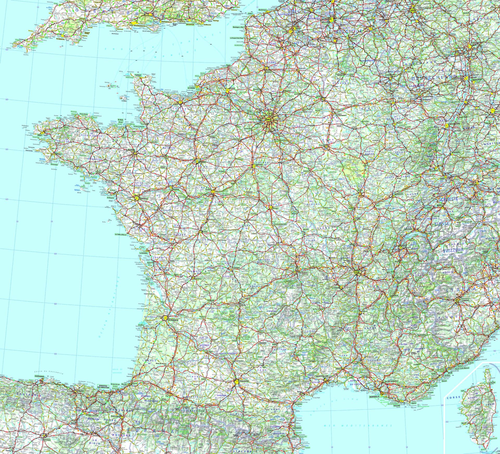 Carte de france grandes routes michelin edition 2023_1