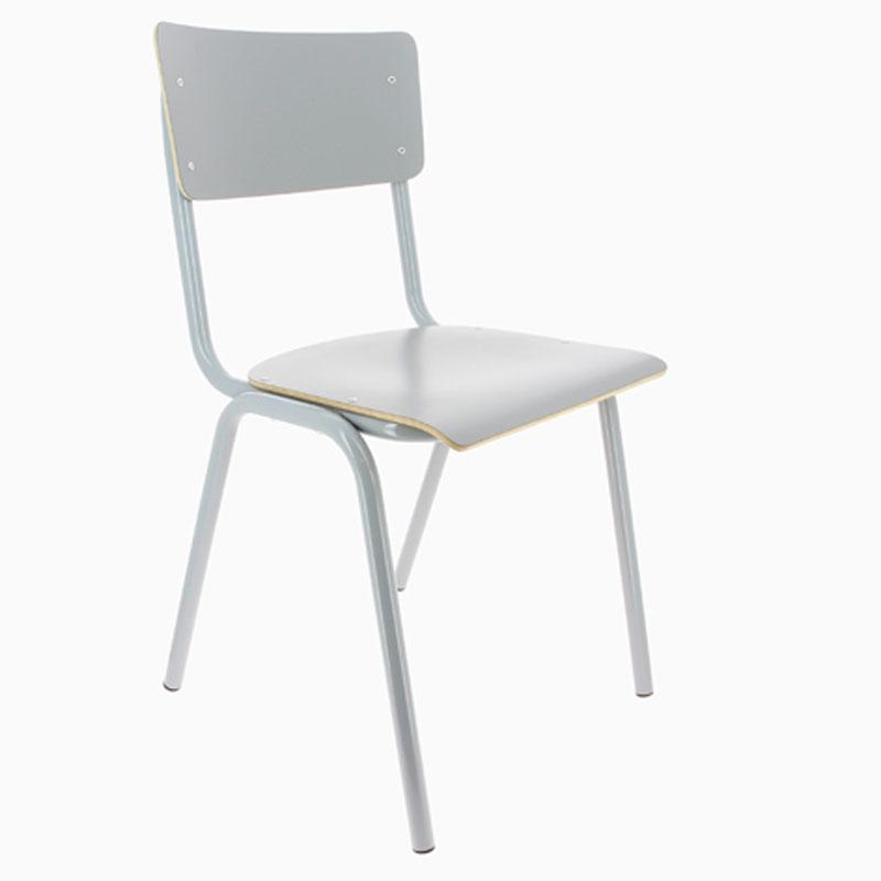 Chaise de restaurant vintage - GRIS_1