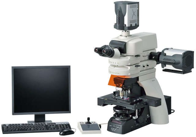 Eclipse Ni-E : microscope droit motorisé avancé pour recherche multidimensionnelle_1