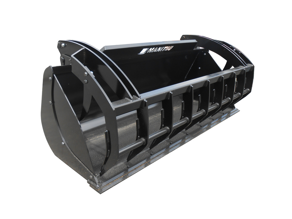 Godet multifonctions - CBG 2450 MS/MLT845 - Manitou - Joues démontables et lame d'usure renforcée_1