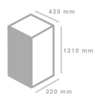 PLV de sol - meuble présentoir Jade PLV - avec décor, distributeur à l'avant et impression quadri offset_1