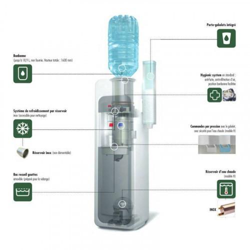 Yumi - fontaine à eau bonbonne pour eau froide et eau chaude_1