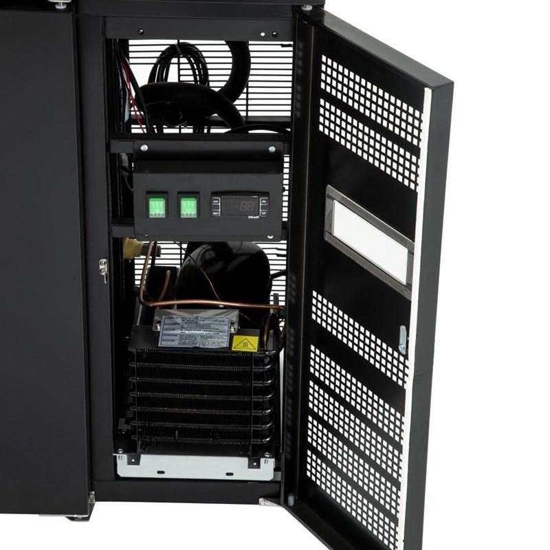 Arrière-bar Série U 2 portes et 4 tiroirs GL456 Polar_1